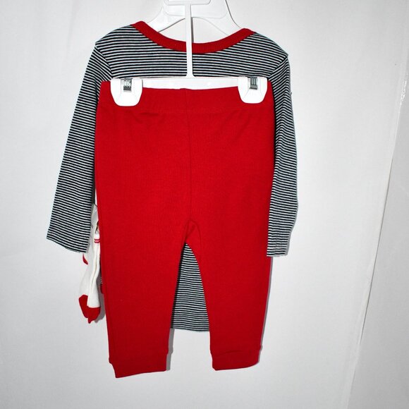 Adventurewear 360 Christmas Truck Long Sleeve Top & Pants Set 12 Months NWT - Picture 3 of 3